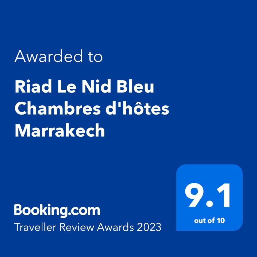 Riad Le Nid Bleu Chambres d'hôtes Marrakech Marrakesh Extérieur photo